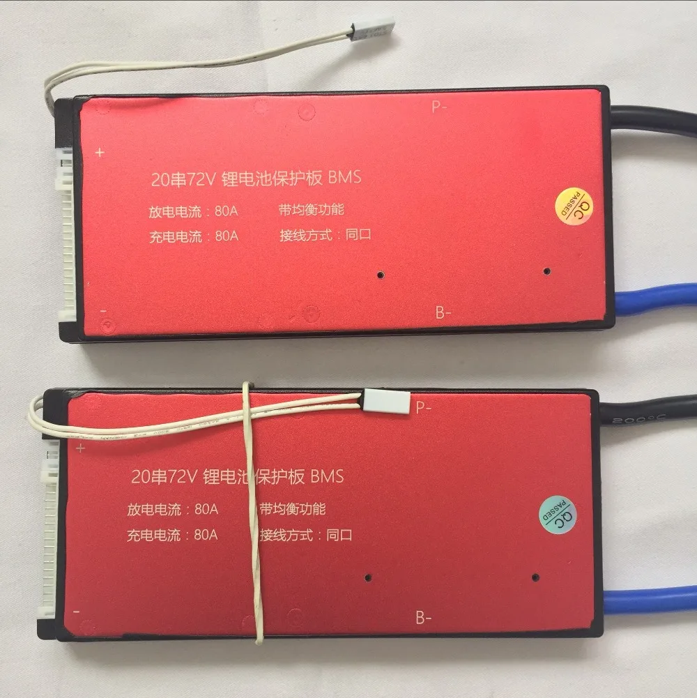 20s 72v 25A 35A 45A 60A литий ионная аккумуляторная батарея bms система управления батареей