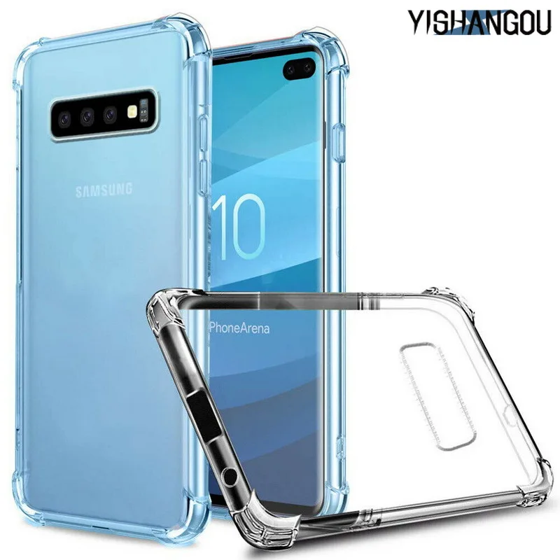 YISHANGOU прозрачные ультра-тонкий чехол для samsung Galaxy M20 M10 S10 S9 S8 S7 плюс 10E A9 A8 A7 A6 A5 A3 Note 9 8 J8 J6 J4