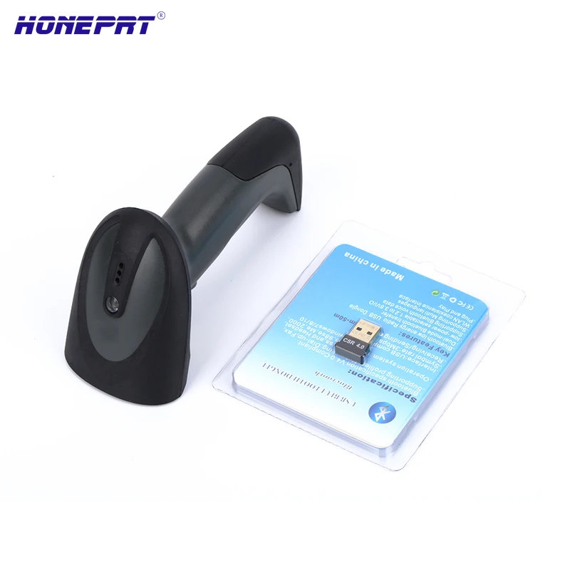 Горячая продажа USB Bluetooth qr-код сканер штрих-кода считыватель работает с системой