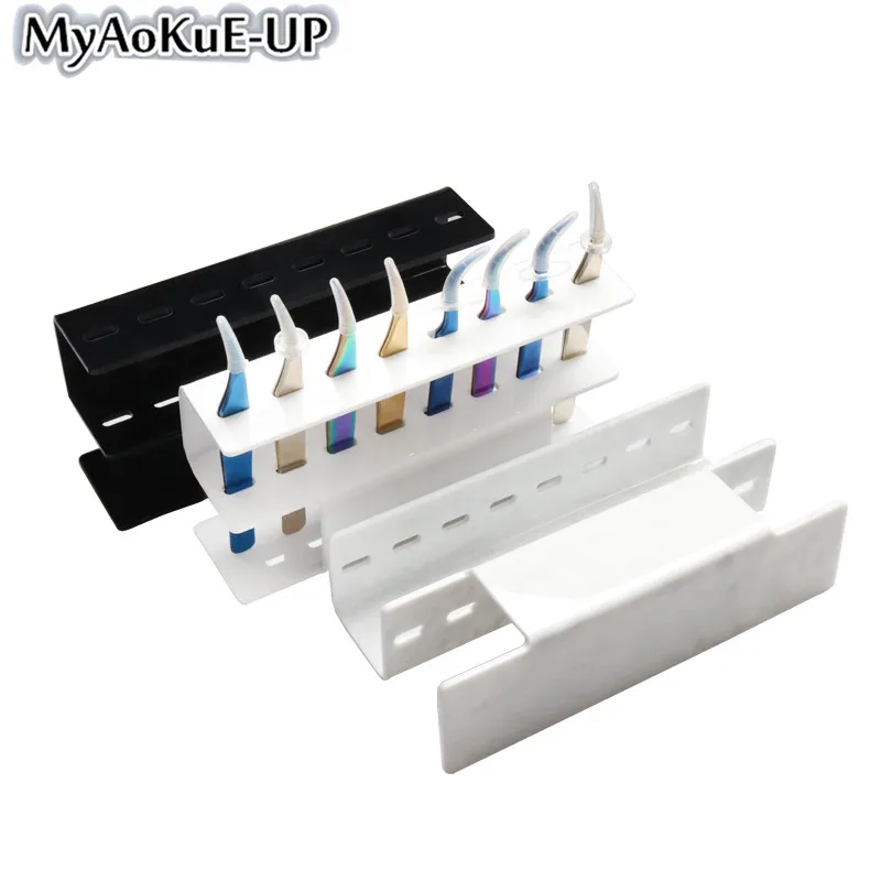 

Makeup Tools Tweezers Storage Holder Convenient Eyelashes Extension Acrylic Tweezers Scissor Storage Rack Holder Stand Beauty