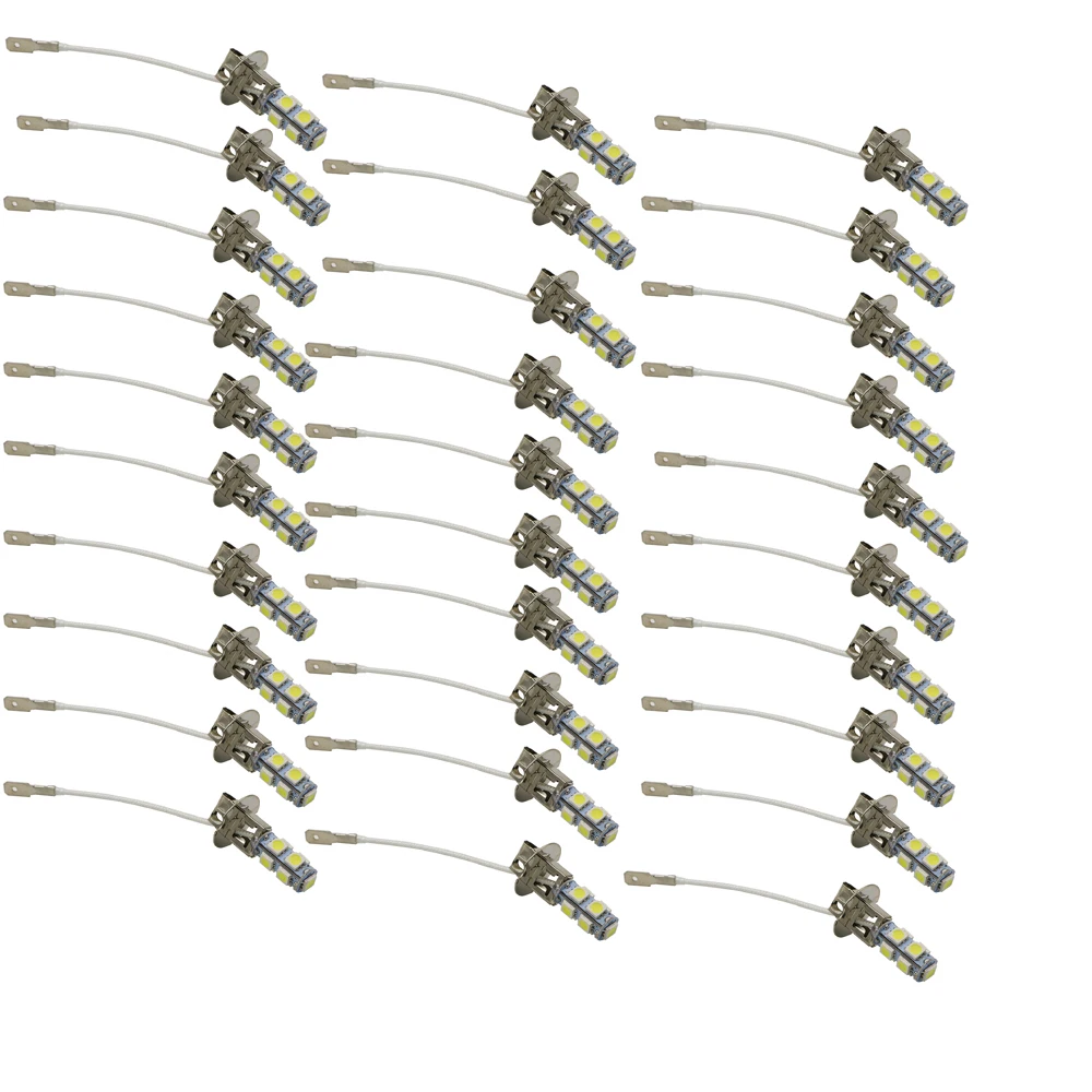 YSY 30X H1 H3 LED 9SMD Автомобильная противотуманная фара дневные ходовые огни белый DC12V