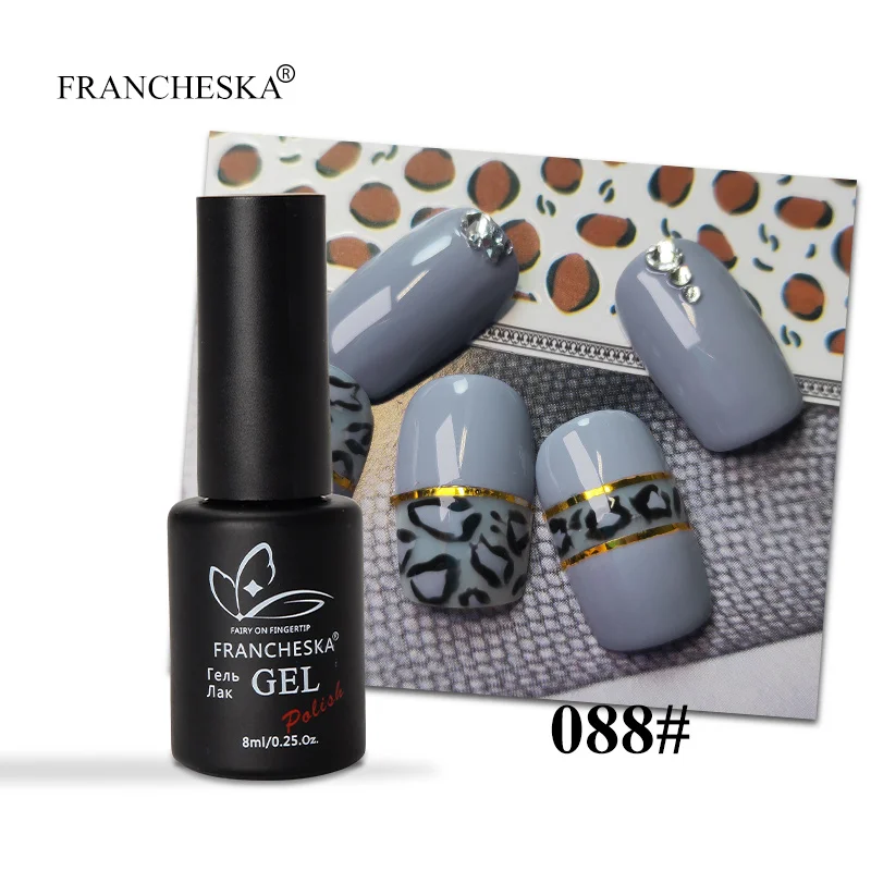 8ml UV gel 088 Francheska 15 мл грунтовка для ногтей воздушная Сухая вода натуральная грунтовка основа грунтовка гель инструменты для дизайна ногтей Акриловые наконечники 8 мл Акция УФ-гель для ногтей - Цвет: 8ml UV gel 088