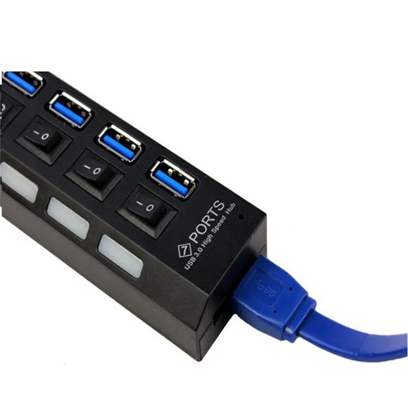 7 Порты и разъёмы usb концентратор с несколькими портами 3 0 Супер Скорость 5 Гбит/с