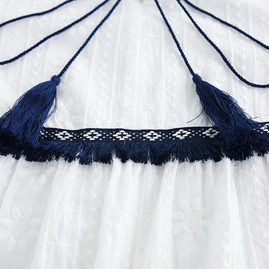 Женское летнее платье из хлопка повседневное свободное женское пляжное с