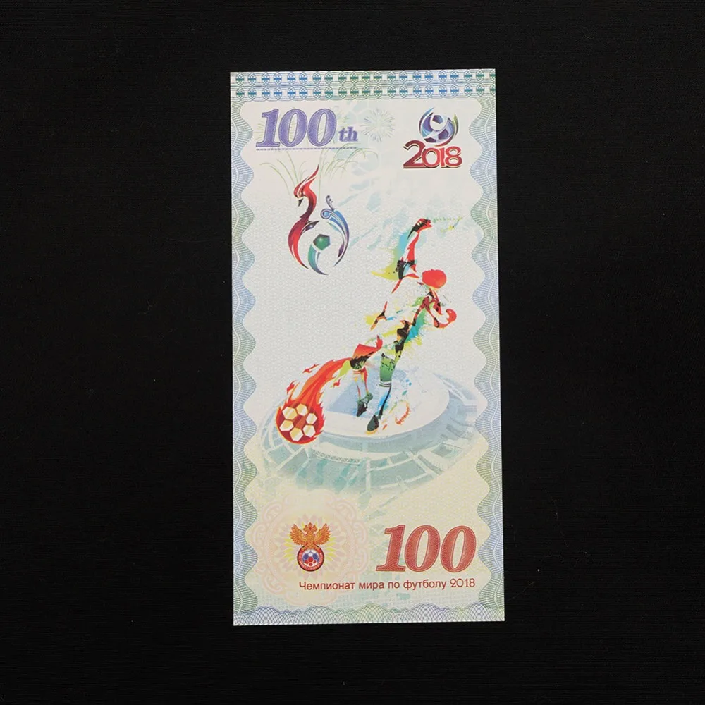 Шт. 10 шт. Лидер продаж цвет России волк банкноты Кубок мира 100 рублей бумажные