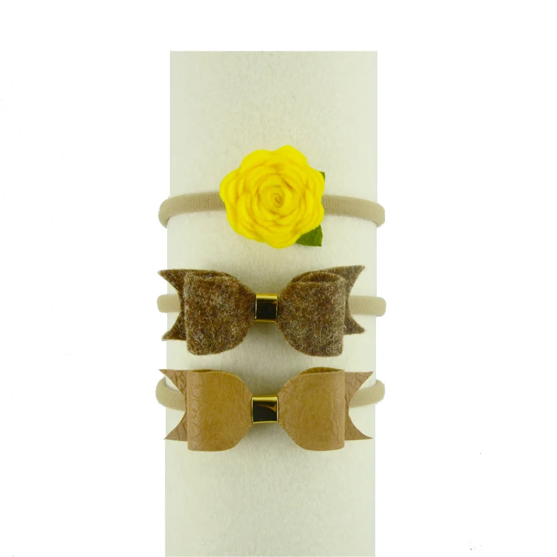 Уникальный трендовый ободок для душа маленьких девочек 3 шт./лот шерсть войлок