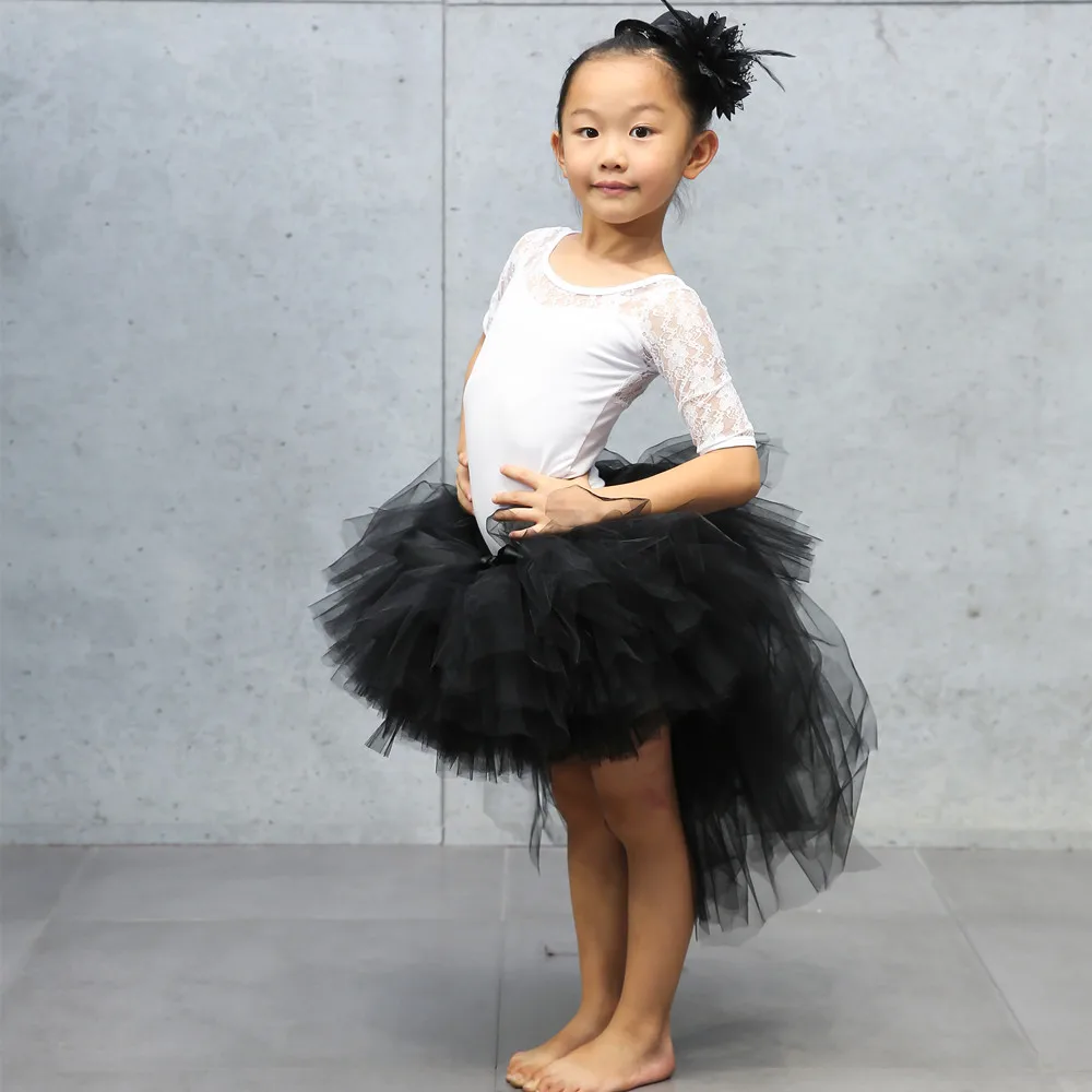 Юбка-пачка для маленьких девочек пышная детская балетная Pettiskirts Шлейфом Тюль принцесса юбки для девочек для детей День рождения танец пачка