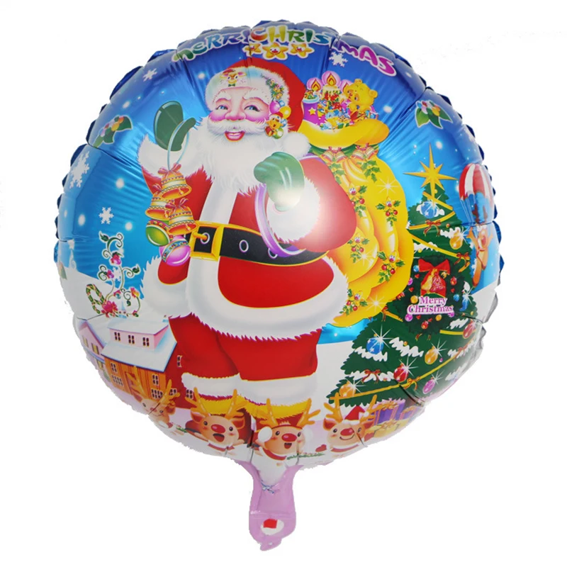 Санта Клаус воздушные шары Новогоднее украшение шар подарки для детей