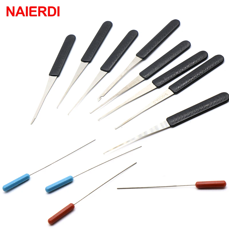 Naierdi прозрачный видимый Палочки разрезе практика замок с сломанный ключ удаления