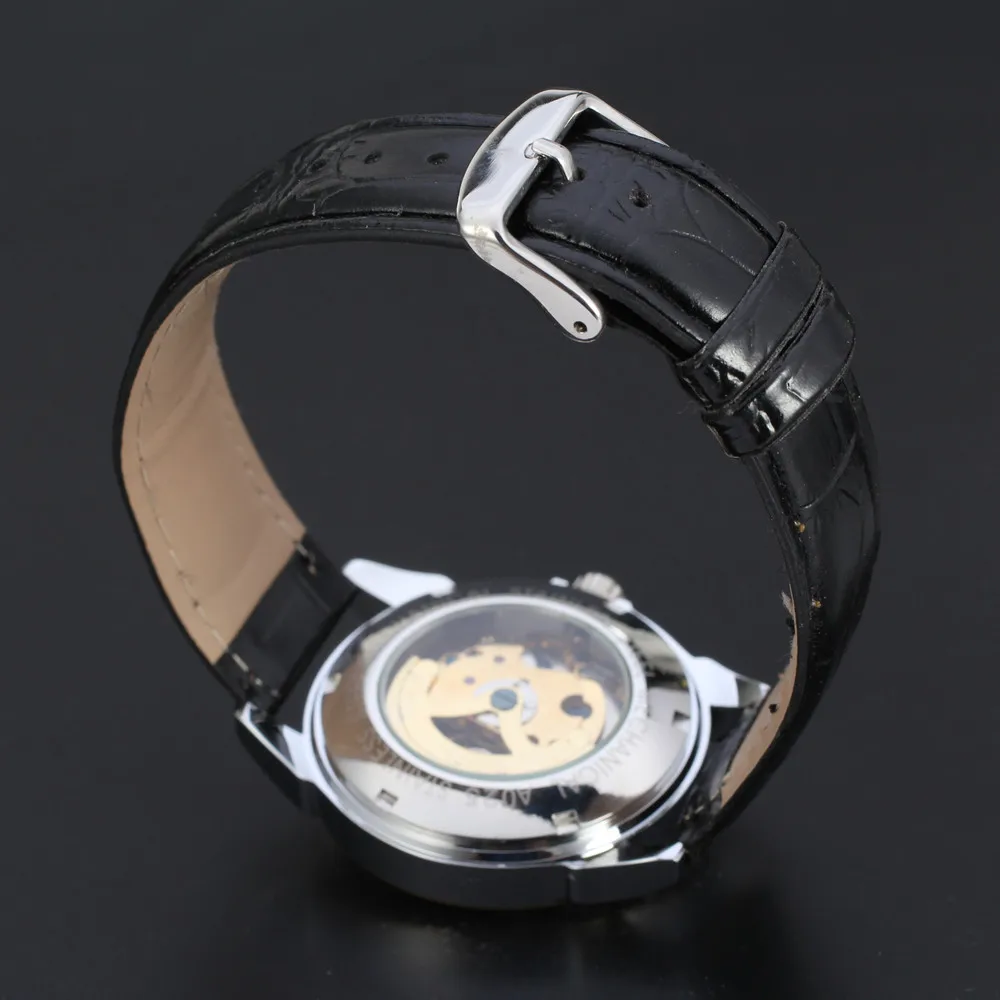 Часы скелетоны WINNER Мужские механические брендовые автоматические Роскошные