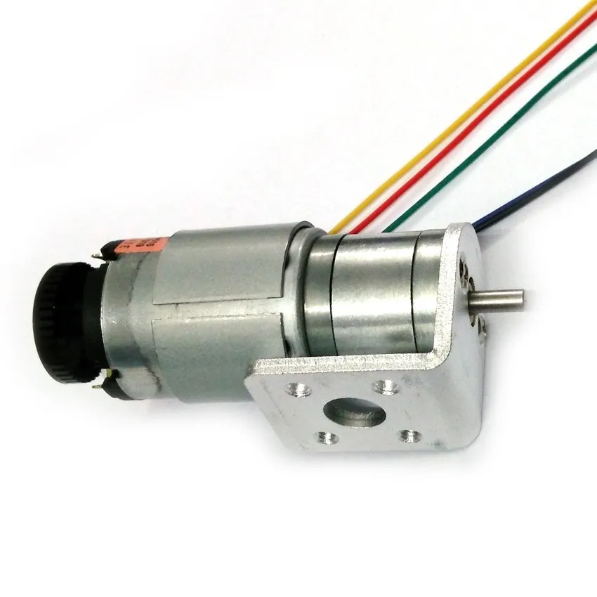 Новый мотор-редуктор постоянного тока + алюминиевый кронштейн двигателя 12V125RPM