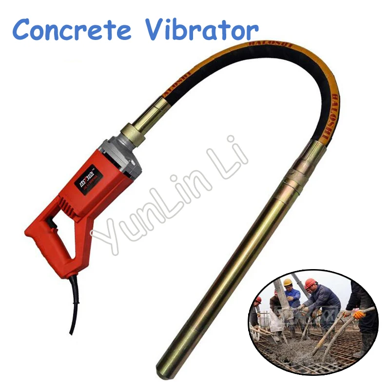 Concrete Vibrator 35mm Stable Voltage 800W Motor Construction Tools Simple to Handle...