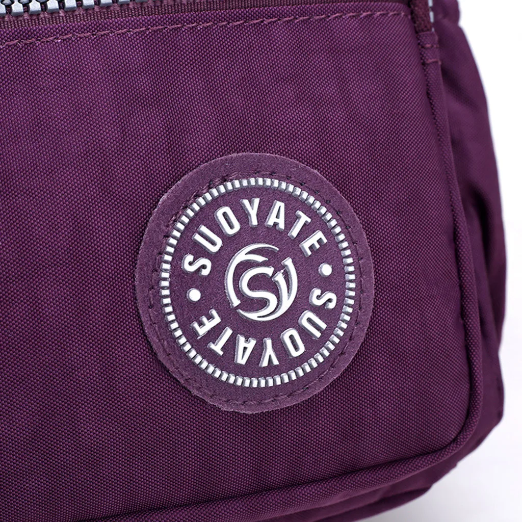 Женская композитная сумка Роскошный кожаный кошелек модная нейлоновая сумка через плечо водонепроницаемая сумка 4 шт. Дамский комплект