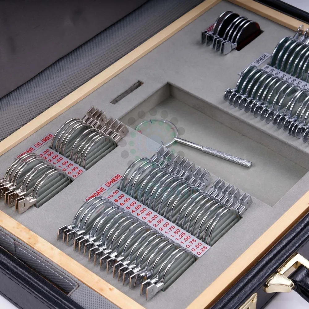 Оптическая металлическая оправа LOCHOSS 90 шт. пробная набор линз апертура 36 мм