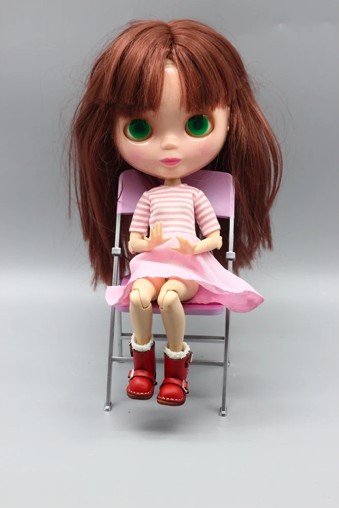 1 пара ботинок для кукол 1/6 Blyth подходит 1/8 BJD аксессуары обуви игрушки 3 7*1 6 см |