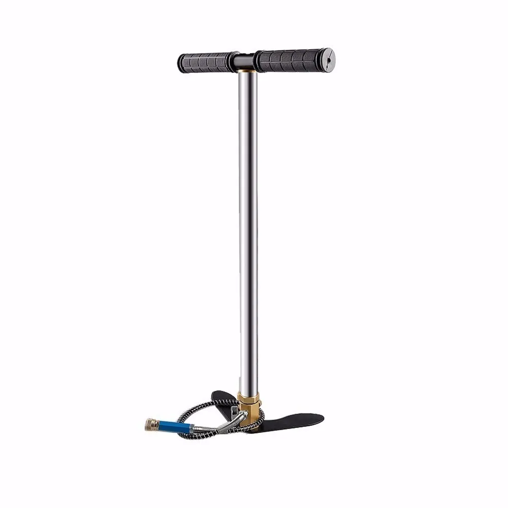 Stainless Steel 300bar 30mpa 4500psi 3 этап мини высокое Давление компрессор, с ручным управлением Pcp насос для воздушного насоса винтовки Пейнтбол - Напряжение: Stainless Steel