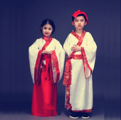 Китайский Детский костюм императора королевы древней династии Тан Хань