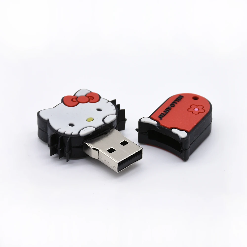 Рисунок hello kitty pendrive симпатичный usb флэш накопитель 4 gb/8 gb/16 gb/32 gb/64 gb девушка U диск