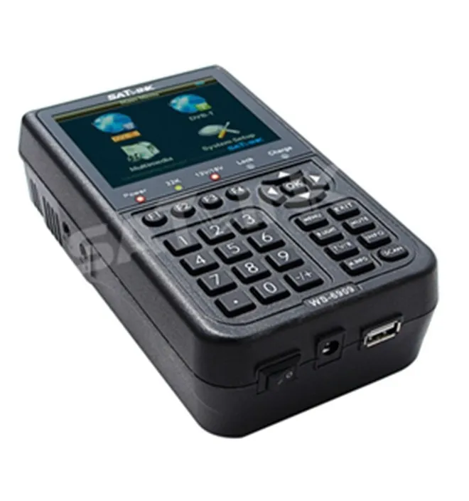 Оригинал Satlink WS 6909 DVB S &amp dvb t Combo цифрового спутникового Finder метр и наземного