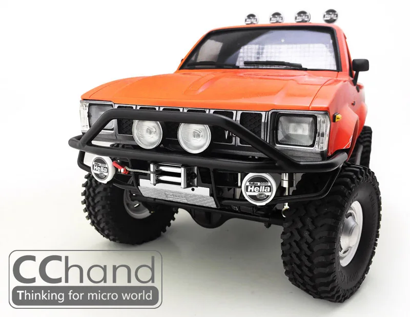 CChand RC4WD 1/10 TF2 Mojave& ldquo отшельник Краб& rdquo; металлический передний бампер rc автомобиль игрушки
