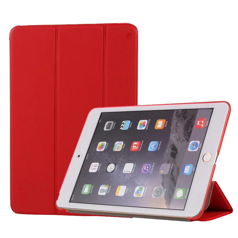 Чехол для iPad Mini 4/3/2/1 мягкий кожаный чехол из ТПУ Apple IPad 4 ультратонкий умный