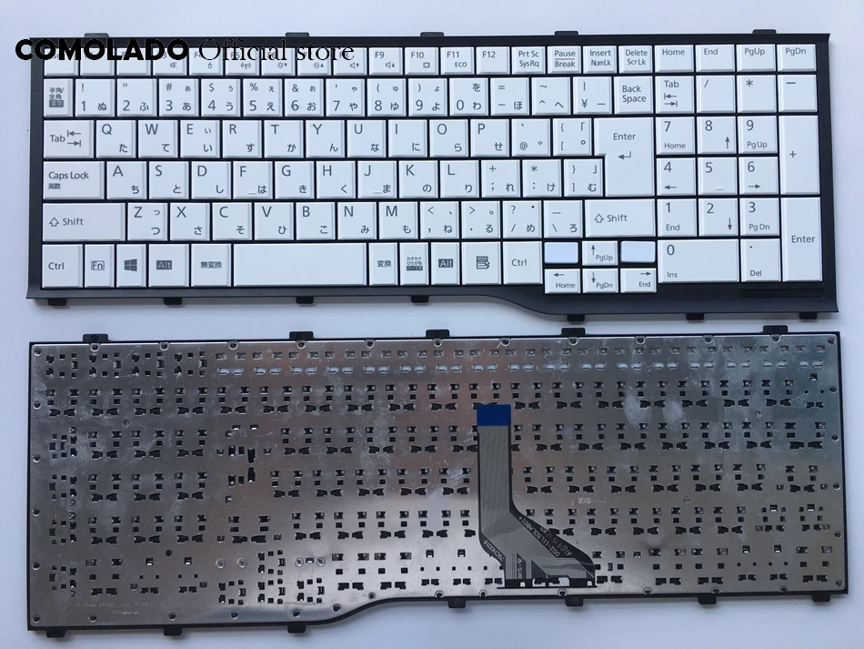 JP японская белая клавиатура для Fujitsu Lifebook AH532 A532 N532 NH532 с рамкой Клавиатура