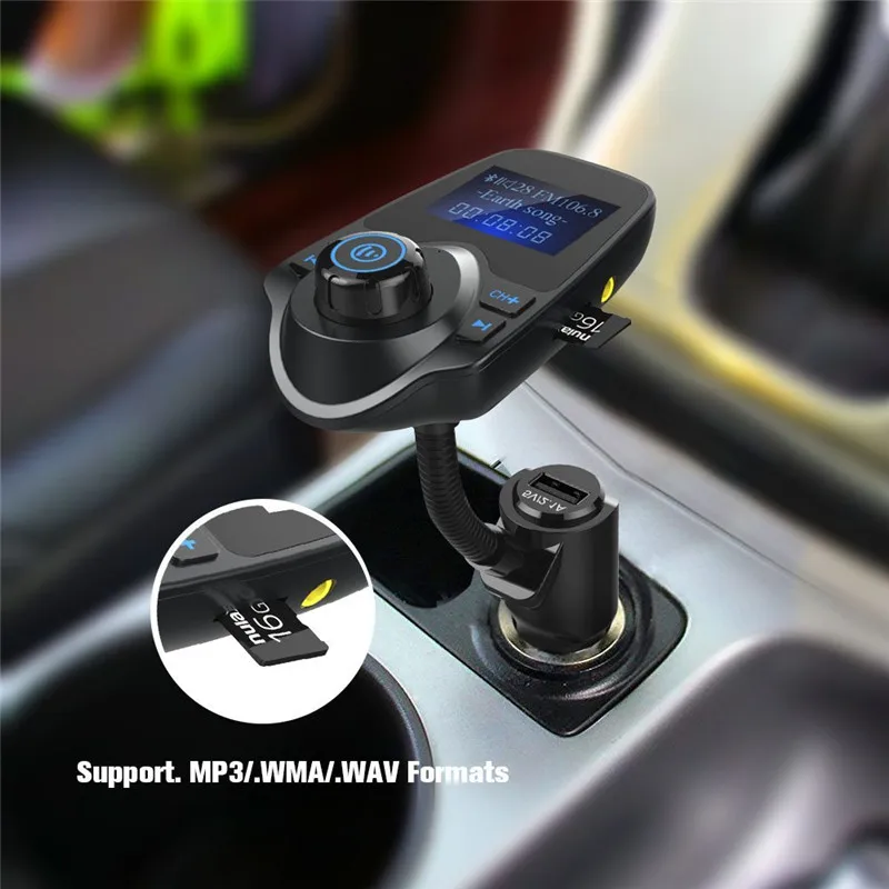 ANLUD автомобиля MP3 аудио плеер Bluetooth fm-передатчик Беспроводной fm-модулятор