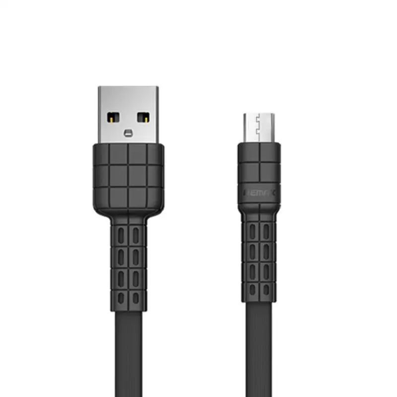 Micro USB Black REMAX RC-116m плоский Micro USB/type-C кабель 1 м/3,3 фута 2,1 а кабель для быстрой зарядки и синхронизации данных провод зарядного устройства для мобильного телефона Android - Цвет: Micro USB Black