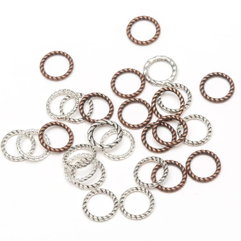 60 шт./лот 8 мм скручивающееся кольцо ювелирные изделия очаровательные звенья