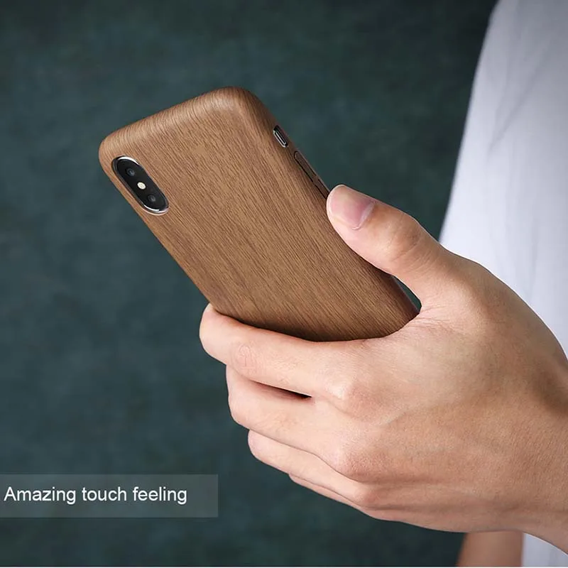 Деревянный зернистый мягкий чехол для iPhone X 7 8 6 s Plus Xs Max телефона рисунок под