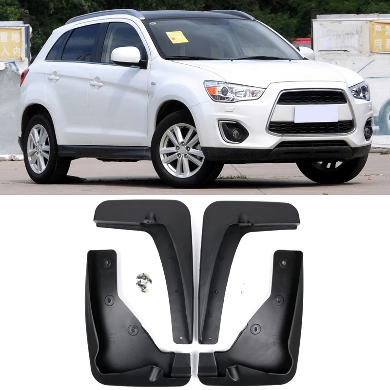 Для Mitsubishi ASX 2013- Outlander Sport/RVR 2013 набор автомобильные насадки для защиты от грязи mudflaps брызговиков крыло брызговиков