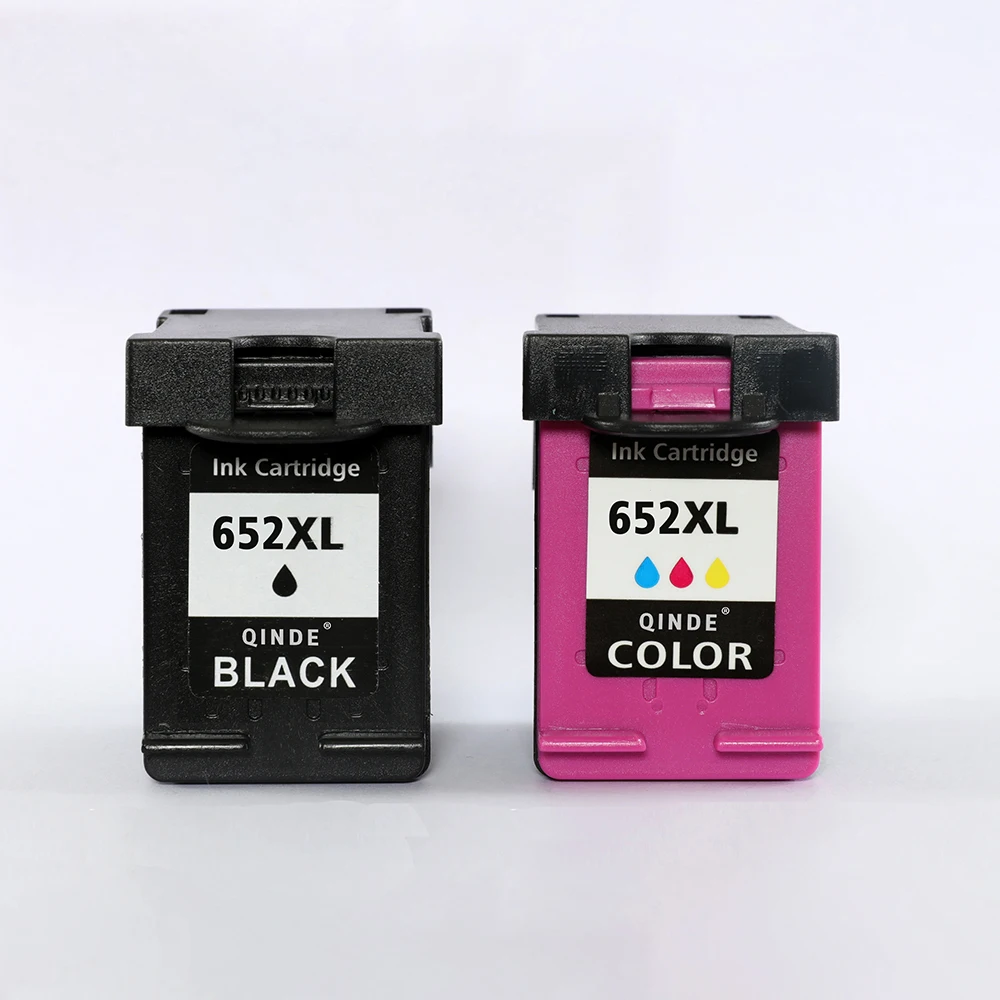 Qinde для hp 652 XL пополнен картридж Замена 652XL Deskjet 1115 1118 2135 2136 2138 3635 3636 3835 4536
