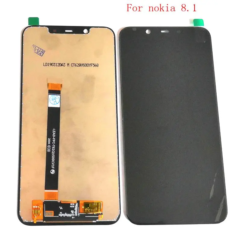 ЖК дисплей + Сенсорное стекло дигитайзер полная сборка для Nokia 8 1 nokia8.1 замена