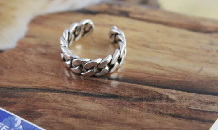 Новое поступление высокое качество Ретро стиль тайское серебро 925 пробы мужские