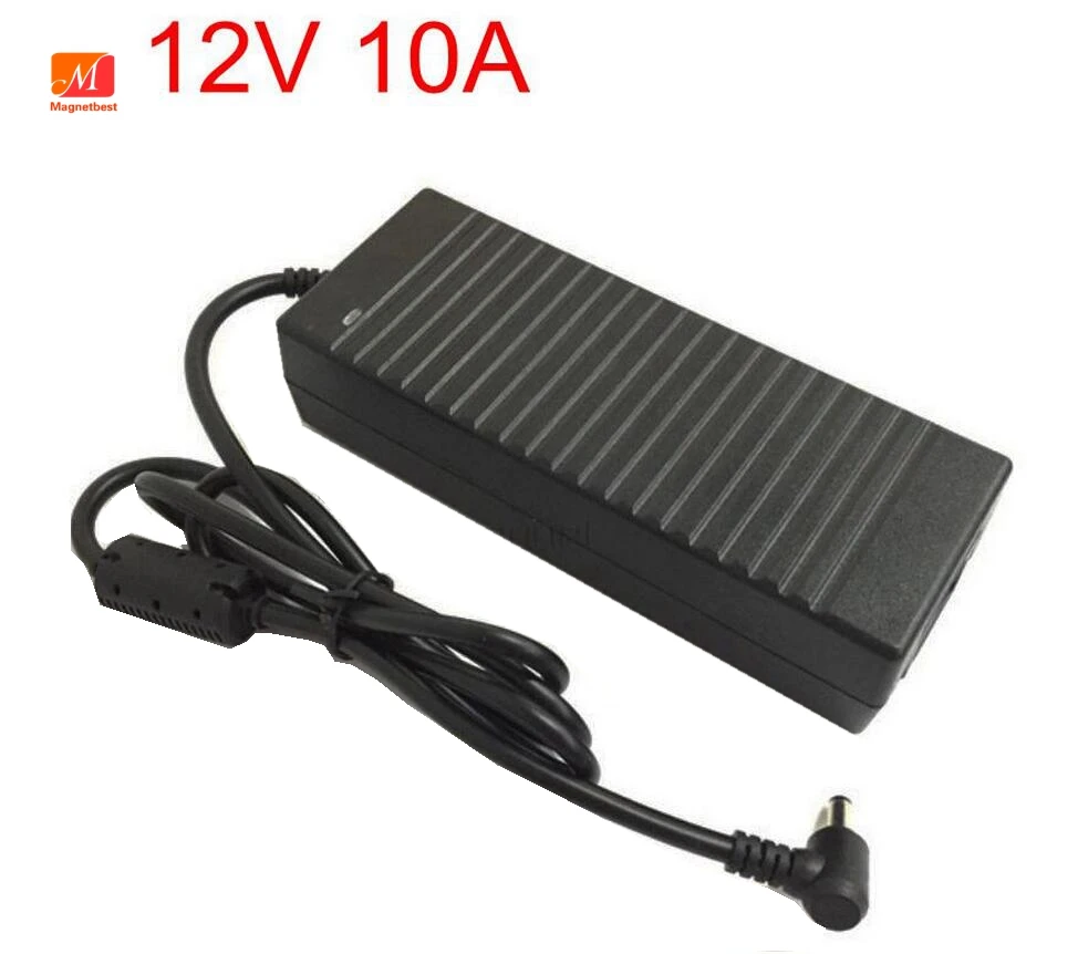 12 В 10 А 120 Вт AC DC адаптер зарядное устройство 5 5*2 1 или мм 12V10A полная мощность
