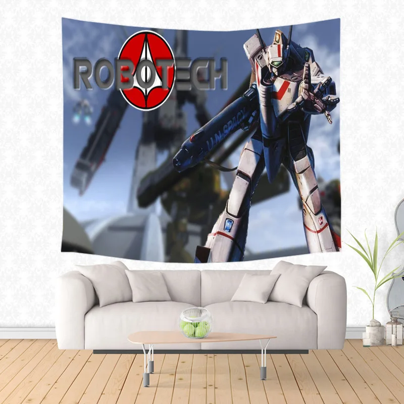 Robotech Висячие гобелены персонализированные гобелены Декор на стену одеяло Настенный Коврик для йоги домашний декор