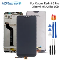 original for xiaomi redmi 6 pro lcd display touch screen digitizer repair parts for xiaomi mi a2 lite screen lcd displaytools