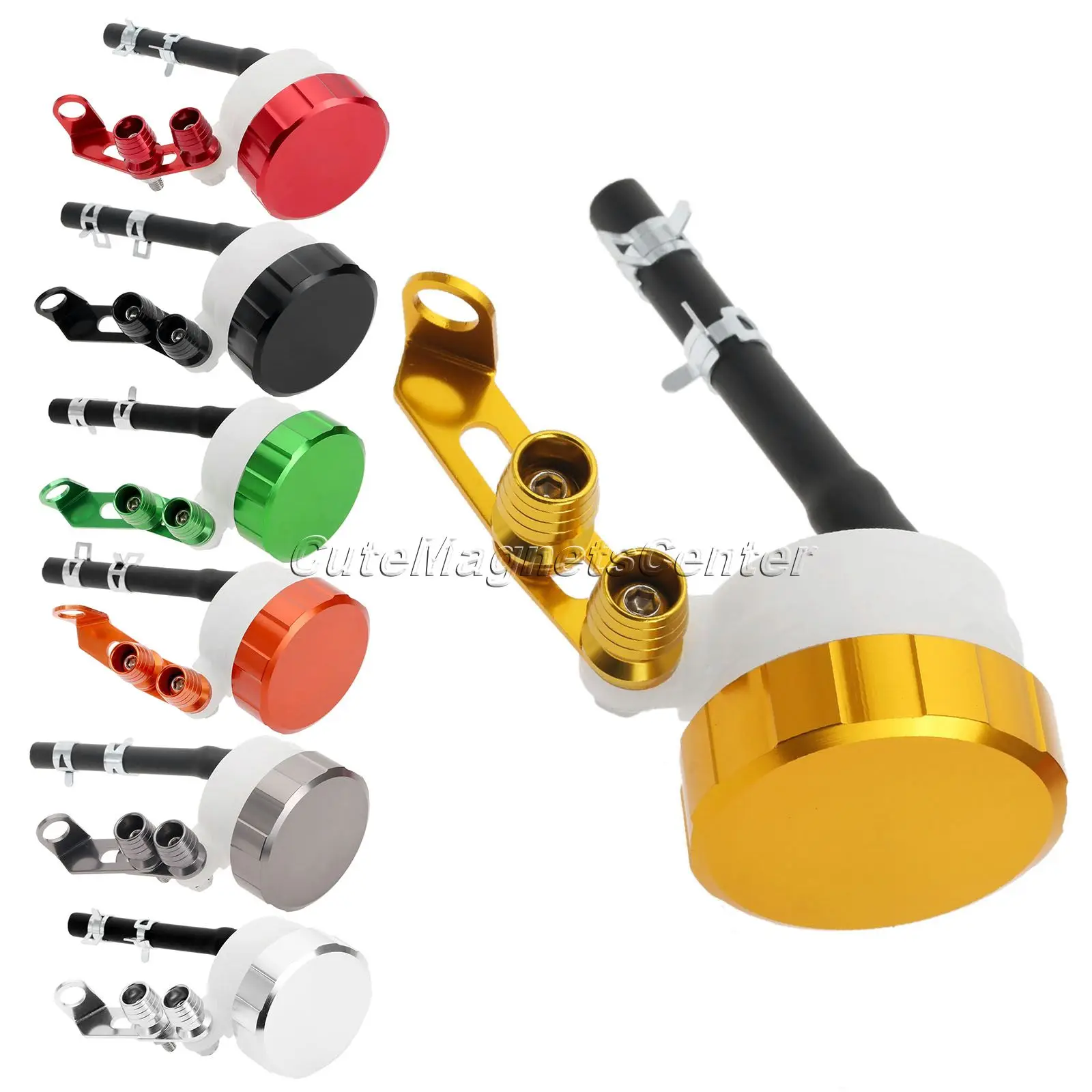 

1 Pc Motorcycle Accessories CNC Oil Master Cylinders Reservoir Front Brake Clutch Tank Fluid Cup For Kawasaki Suzuki Triumph