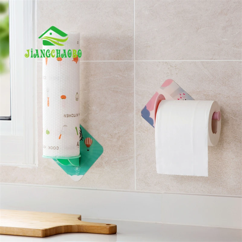 JiangChaoBo паста без дырочек держатель для туалетной бумаги ванной комнаты рулон