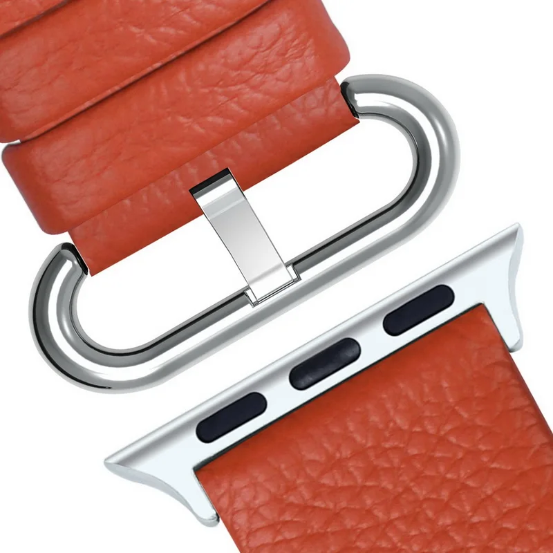 Ремешок для наручных часов Apple Watch 4/3/2/1 38 мм 42 мм Apple ремешок для наручных часов, 12 Цветов поводок собаки для наручных часов iWatch серии 4 44 мм 40 мм - Цвет ремешка: orange