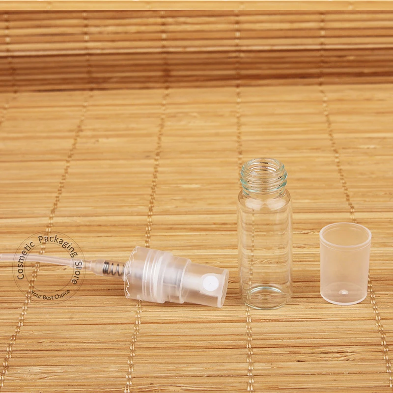 Wholesale 200pcs/Lot Glass 2ml Perfume Bottle Empty Refillable Women Atomizer Cosmetic Packaging Plastic Cap Spray Small Pot | Красота и