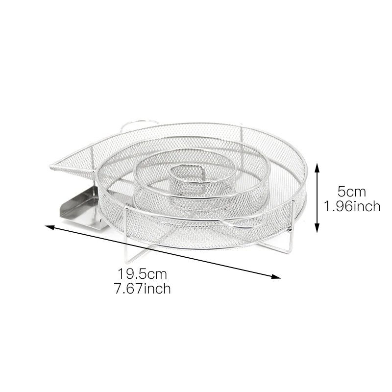 Круглый генератор холодного дыма для барбекю бекон рыба лосось мясо пыль жаркое