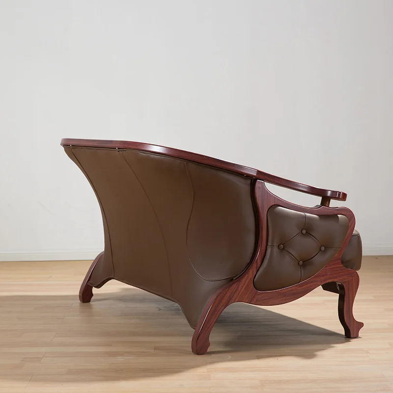 U образная окружающей среды моделирования кожаный диван современные антикварной