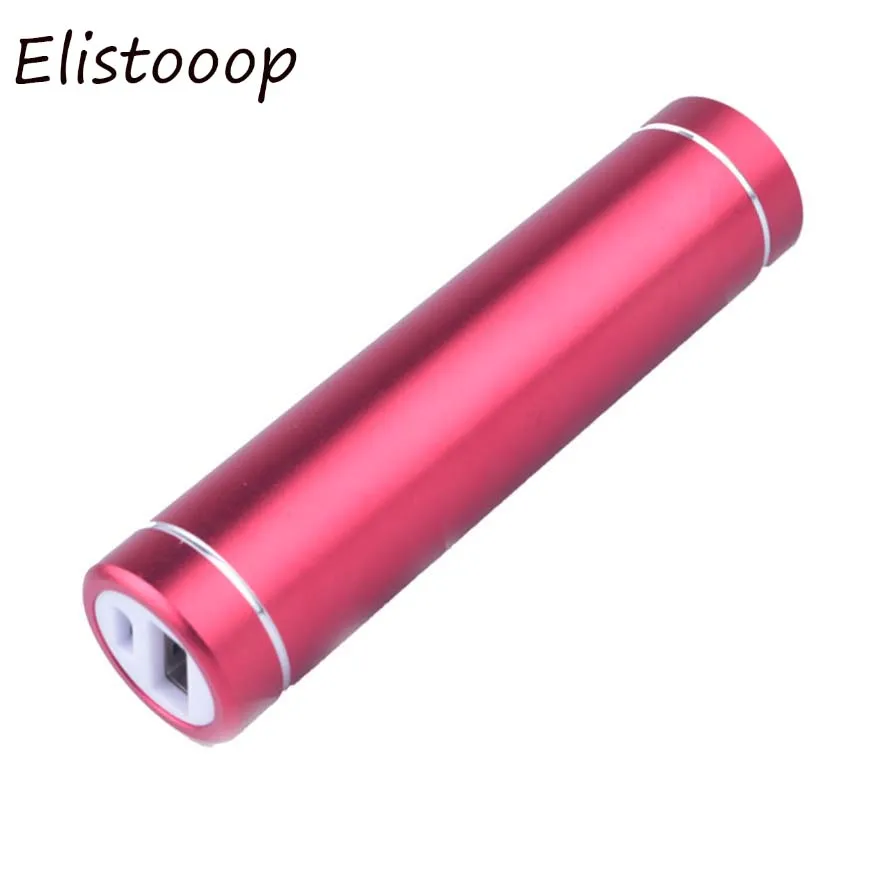 Elistooop новый металлический чехол 5 в USB для внешнего аккумулятора комплект 1X 18650