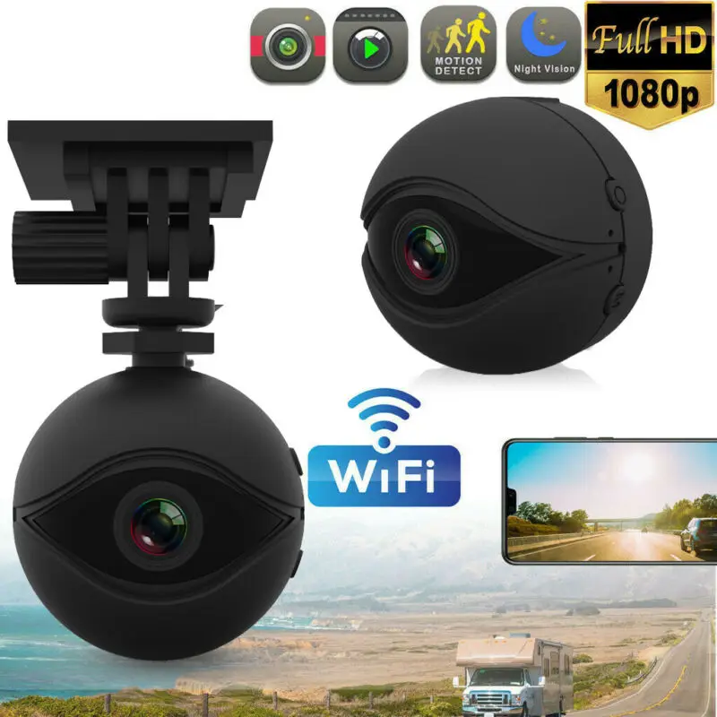 Мини камера WIFI видеорегистратор HD 1080P Автомобильный широкий угол G датчик ночное