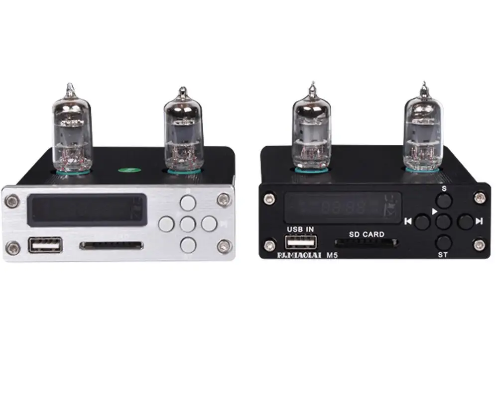 

M5 SP3306AL 6J1 audio front tube level U disk SD HIFI lossless APE WMA MP3 FLAC WAV music pre amp player for hifi amplifier