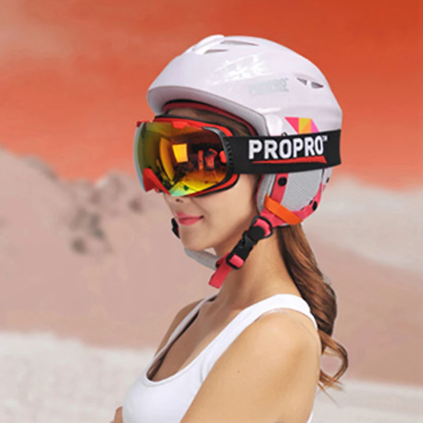 Propro Мужские Женские полузакрытые лыжные шлемы для спорта на открытом воздухе цельно формованные сноуборд скейтборд катание лыжный шлем VK036