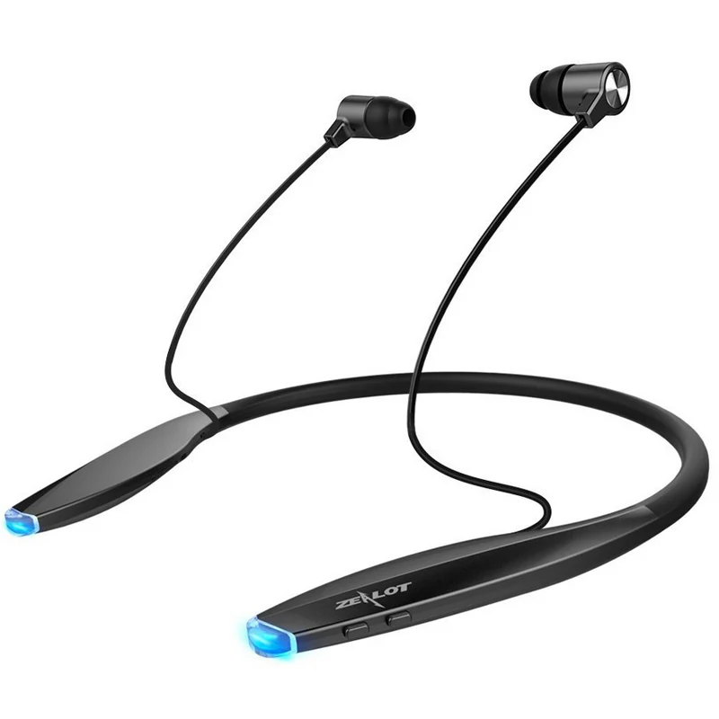 Новинка ZEALOT H7 Bluetooth наушники с притяжением магнита тонкие шейные беспроводные