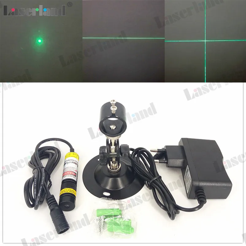 1668 510nm 515nm 520nm 10mW 30mW точка линии крест зеленый лазерный модуль Диод для древесины