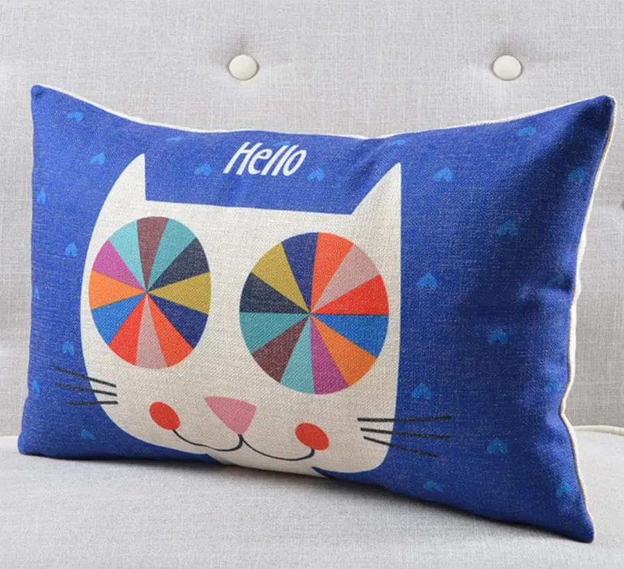 Бесплатная доставка! милый чехол с рисунком кота для девочек-подростков модный